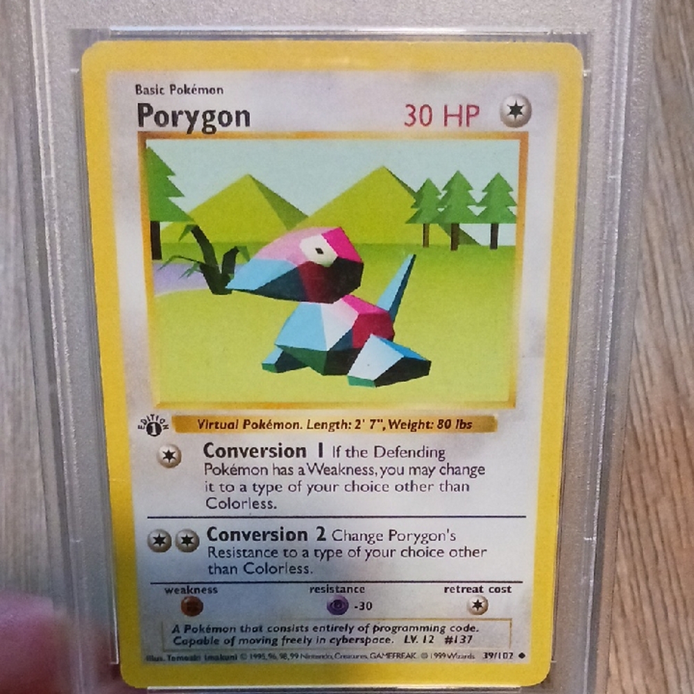 Pokemon 1st Edition Porygon